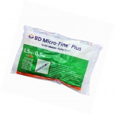 Шприц инсулиновый 0,5 мл U100 BD Micro-Fine Plus